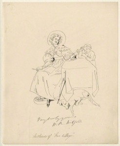 NPG D34532; Mary Russell Mitford after Daniel Maclise